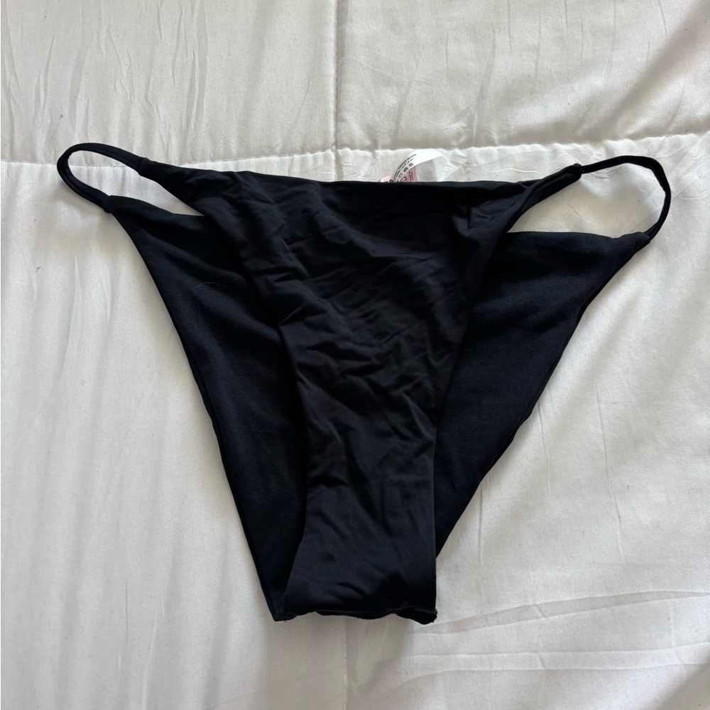 Ardene Black Cheeky Bikini Bottom size medium